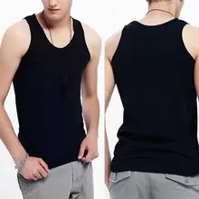 Летние мужские безрукавки Стрингер майка повседневные спортивные жилеты рубашки 03KF