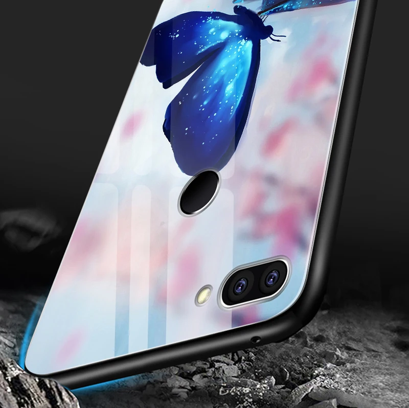 Закаленное Стекло Крышка для huawei Y6 Y9 Y7 Prime чехол для телефона Honor 6X 7A 7C 7X 8A 8X 9Lite Magic2 противоударный корпус