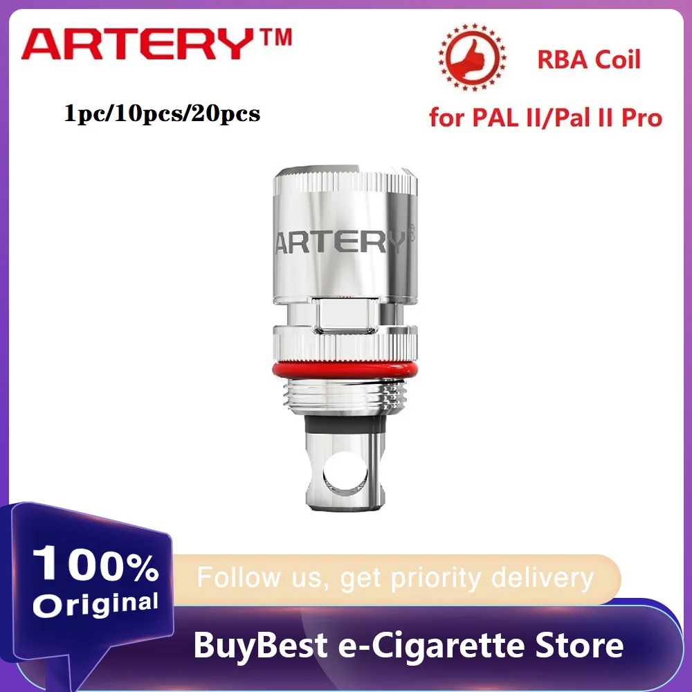 1 шт. 20 оригинальная катушка RBA для Artery pal 2 Kit &amp pro шт./упак. электронная сигарета Coil