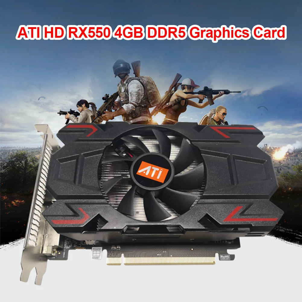 GTX550TI 2GB 128Bit DDR5 NVIDIA Computer Graphics Cards HDMI-Compatible VGA Gaming Video Graphic Card with Dual Cooling Fan gpu pc Graphics Cards