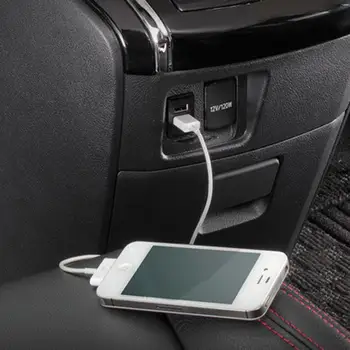 

USB Socket Car Charger 2 USB Port USB Charge Socket Adapter Dashboard Cell Phone Charger Audio Ports for TOYOTA VIGO 2.1A Dual