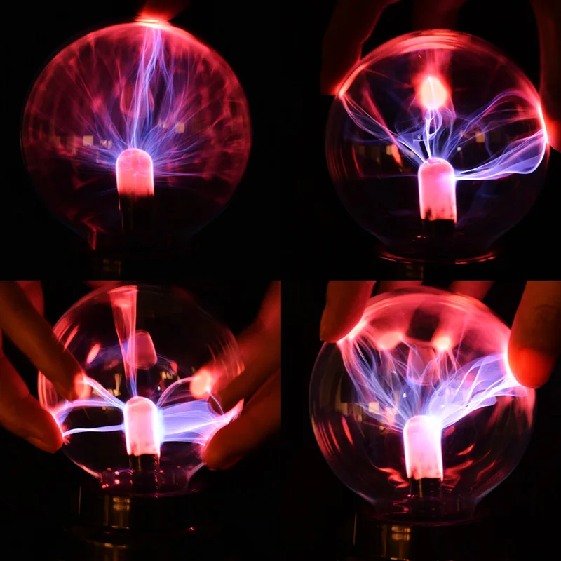 

Novelty Lighting Glass Magic Plasma Glass Ball Light Table Lights Sphere Night Light Kids Gift For Xmas New Year Magic Lamp