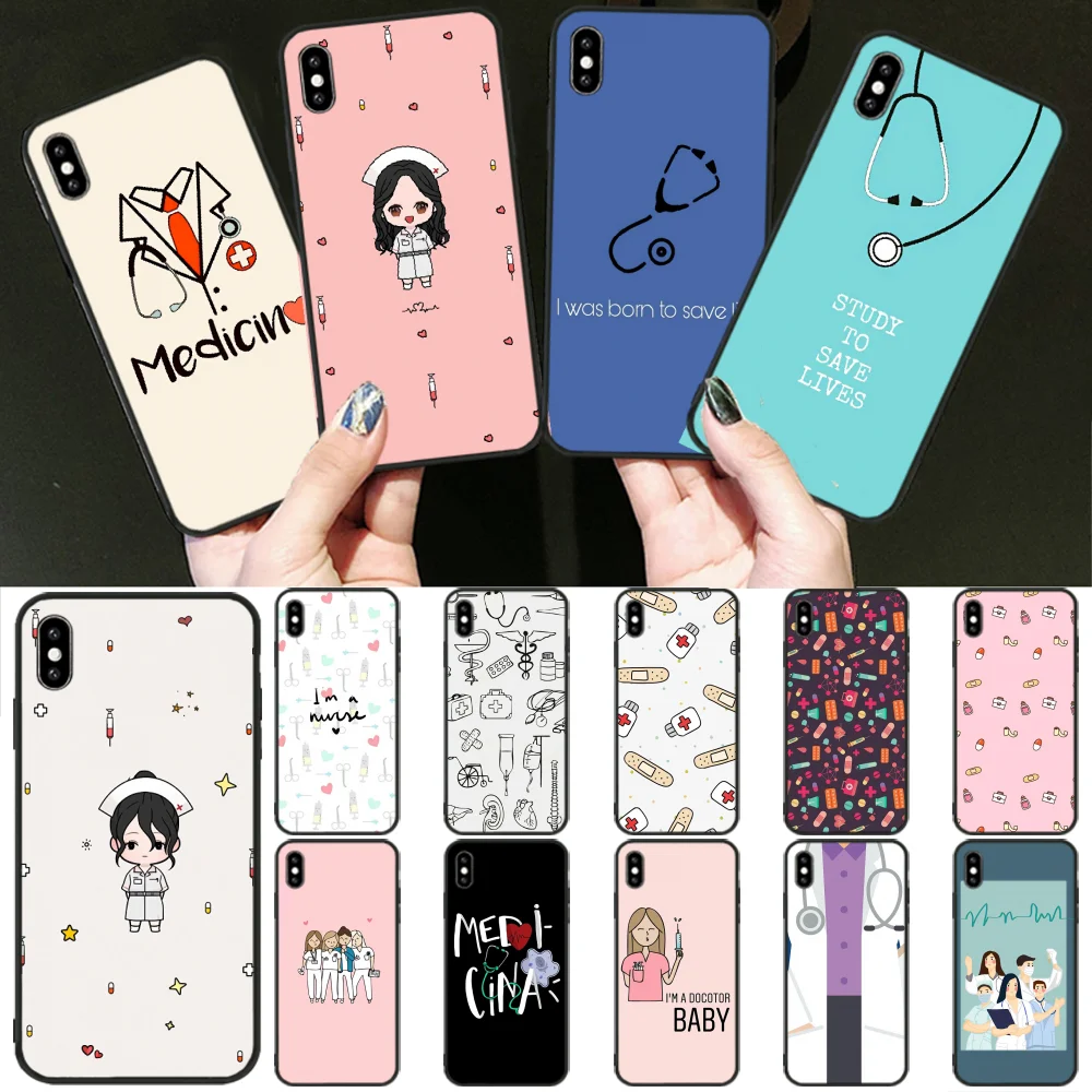 Reayou Медсестра Медицинский медицина здоровье чехол для телефона оболочки iPhone 11 pro