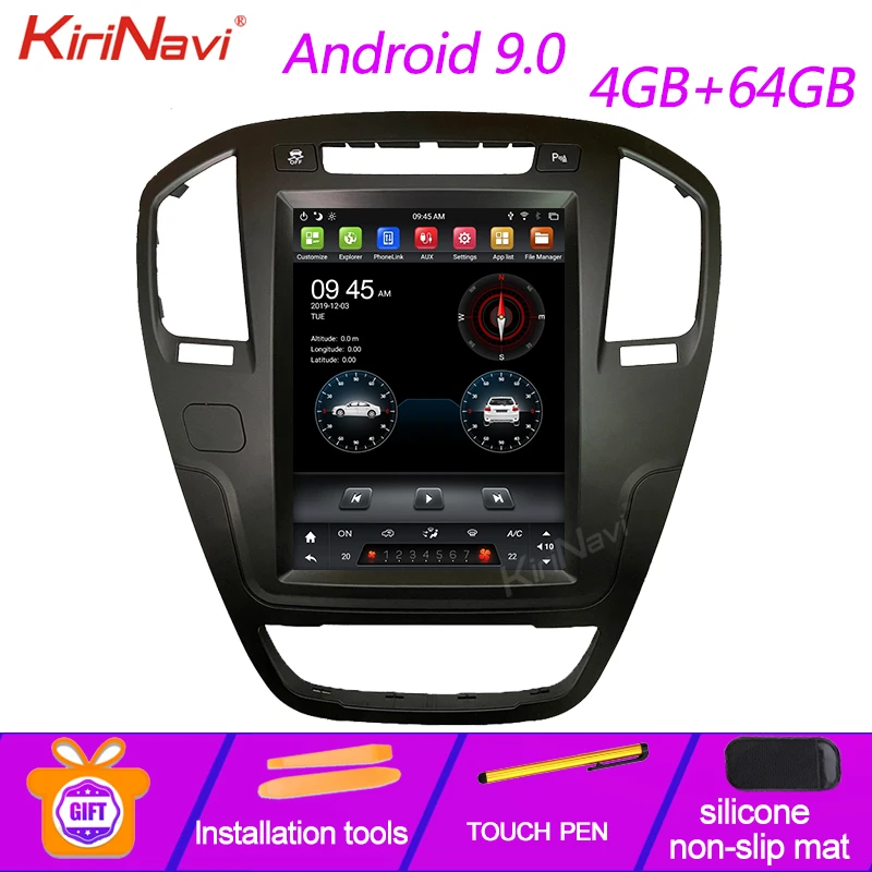 KiriNavi 10 4 "вертикальный экран Tesla стиль Android 9 автомобильное радио для Opel Insignia Buick