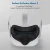 KIWI design Ultra Thin 0.8 mm Silicone VR Facial Interface For Oculus Quest 2 Accessories With Lens Cover Gaming Face Cover Pads