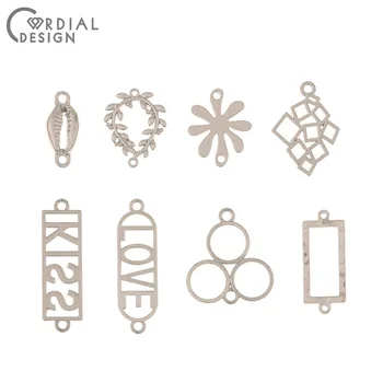 

Cordial Design 100Pcs Jewelry Accessories/DIY Pendant/Irregular Shape/Hand Made/Rhodium/Jewelry Making/Charms/Earring Findings