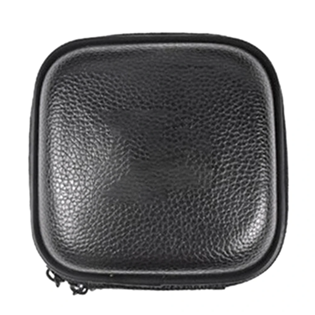 S Accessories Black Wear Resistant Zipper Rod Storage Faux Leather Outdoor Hard Shell Waterproof Anti Fall Portable Fishing Bag - Цвет: S