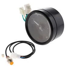 1 шт. ЖК цифровой одометр тахометр спидометр индикатор ход 2/4 цилиндров-мотоцикл автомобиль