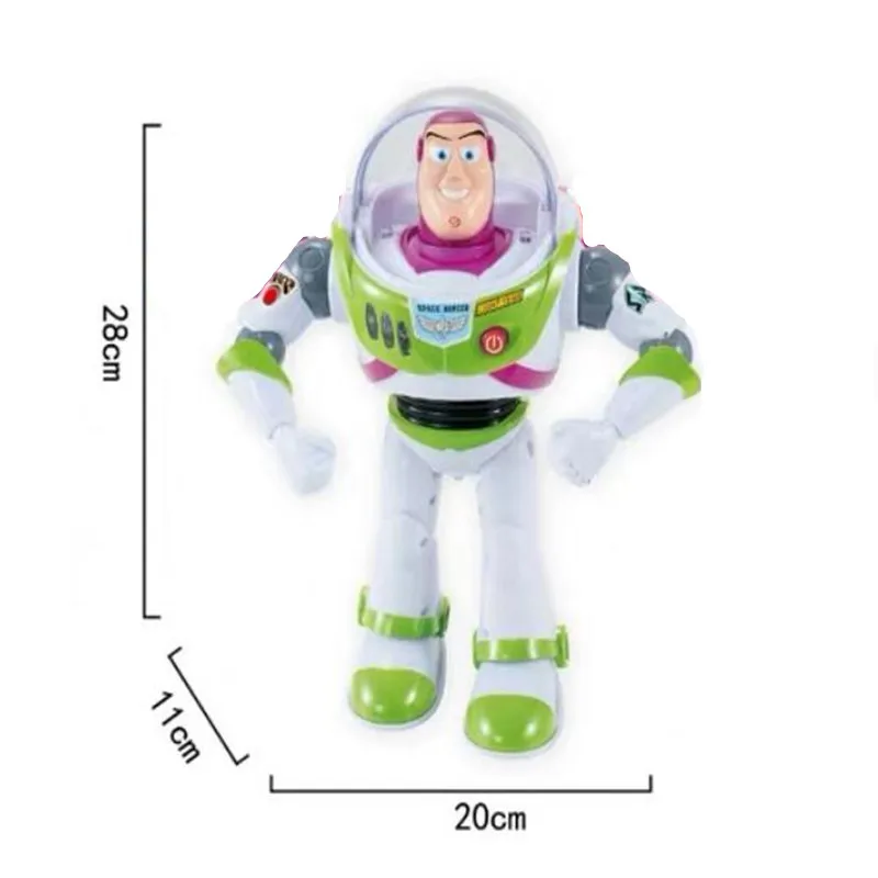 Новая история игрушек 4 Buzz Lightyear может ходить музыка свет Фигурка модель детские подарки