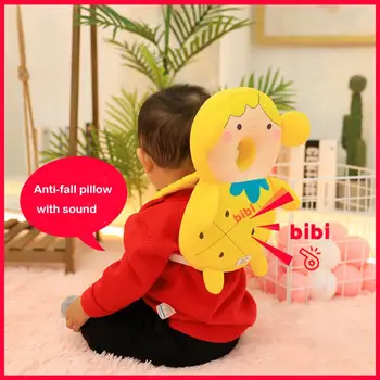

Creative Baby Anti-fall Pillow Back Cushion Head Protector Toddler Sleep Positioner Safety Cute Cartoon Walk Squeak Pad