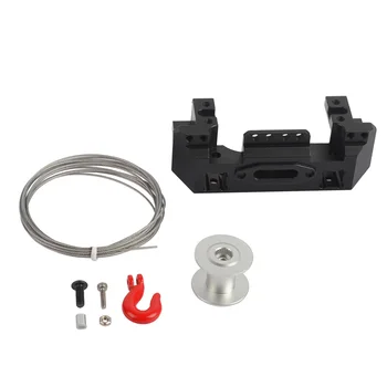 

1/10 RC Trailer Hook 25T Servo Winch Drum with TRX4 Servo Mount for Traxxas TRX4 Bronco Defender Upgrade Parts