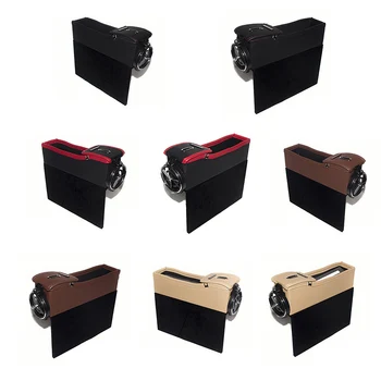 

Cars Storage Boxes Slots Cup Holders Leather Pocket Phone Seats Interior Universal Size Accessories