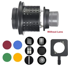 Conical Snoot Bowens Mount Studio Lighting Accessory for LED Continuous Light & Strobe Light Bowens Mount Photographic Equipment