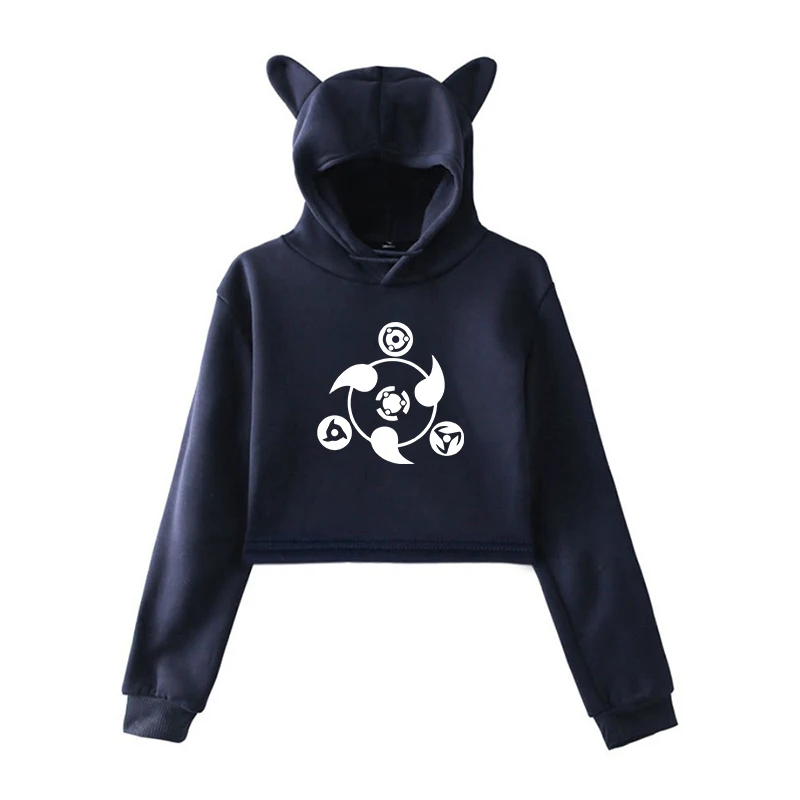 kpop clothes 13 Sudadera Mujer героя аниме «Наруто дизайн световой Для женщин толстовки кошачьими ушками Толстовка KPOP одежда в стиле Харадзюку для девочек кавайное худи с капюшоном Femme - Цвет: kpop clothes 13