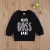 0-3Y Toddler Baby Girl Boy Осень С Длинным Рукавом MINI BOSS BABE Letter Print Толстовка/Толстовка Черный/Розовый Наряды