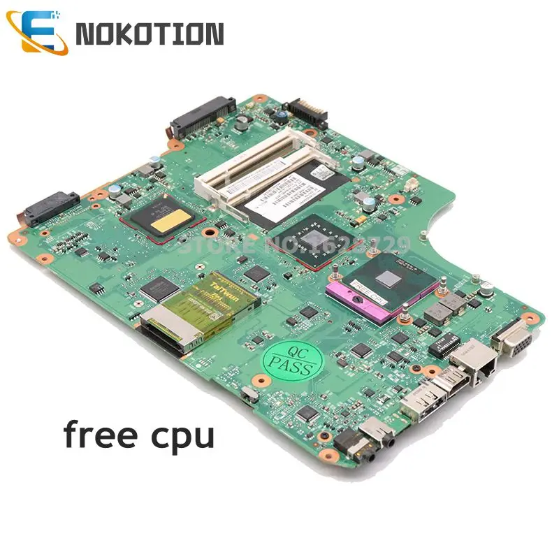 NOKOTION V000198010 CS10M-6050A2250201-MB-A02 для Toshiba Satellite A505 A500 Материнская плата ноутбука GM45 DDR2 Бесплатный процессор
