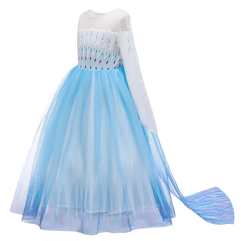 Hot-new-flower-girl-s-role-playing-party-ice-and-snow-2-movie-role-party-long