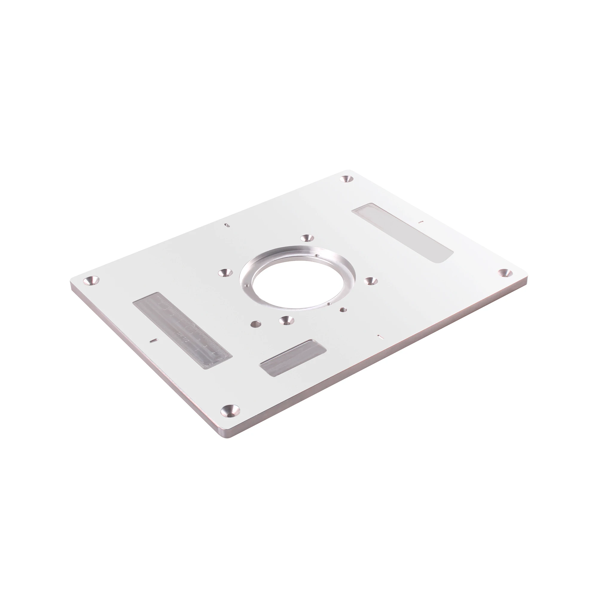 Electric Wood Milling Trimming Machine Flip Plate Milling Table Insert Board Plate For Woodworking Bench 300X235X10mm woodworking bench