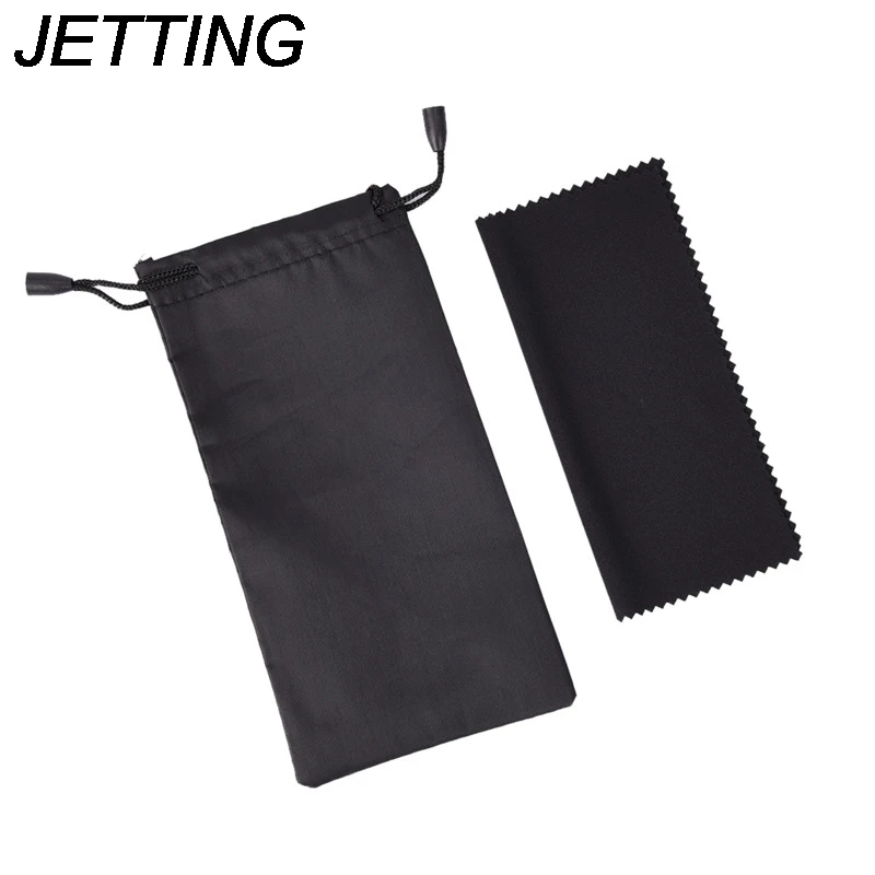 1 Set Black Microfiber Sunglasses eyewear Pouch Spectacle Glass Cloth Bag Pouch custom glasses pouch