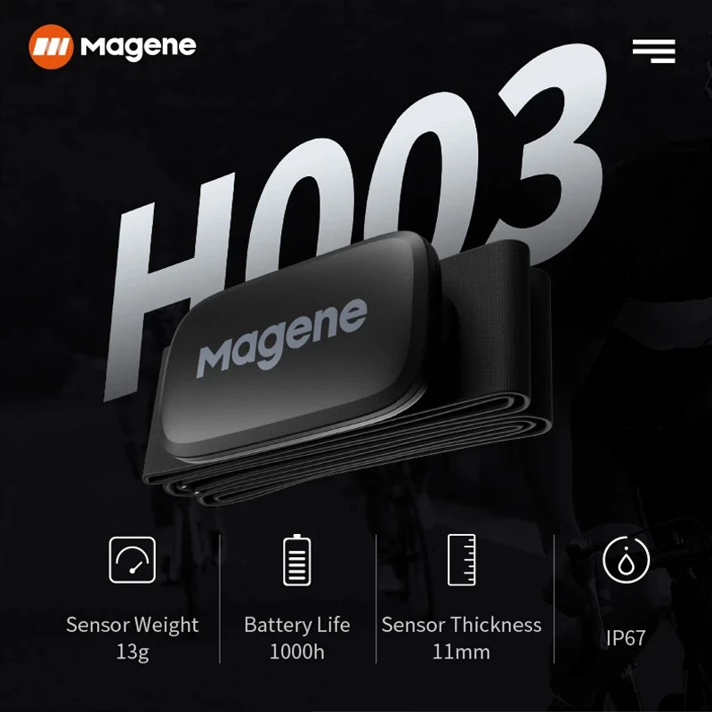 Magene H003 Heart Rate Sensor Bluetooth Compatible ANT+ Chest Strap Sport  Heart Rate Monitor For GARMIN Bryton IGPSPORT Computer|Bicycle Computer| -  AliExpress