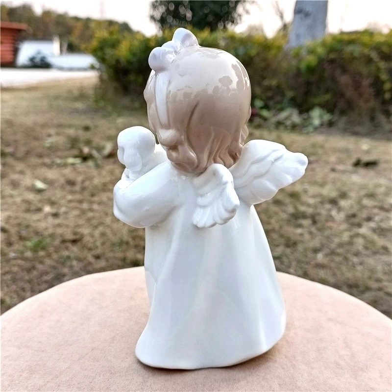 Handmade Clay Art Doll Angel Staute Ornament Princess Figurine