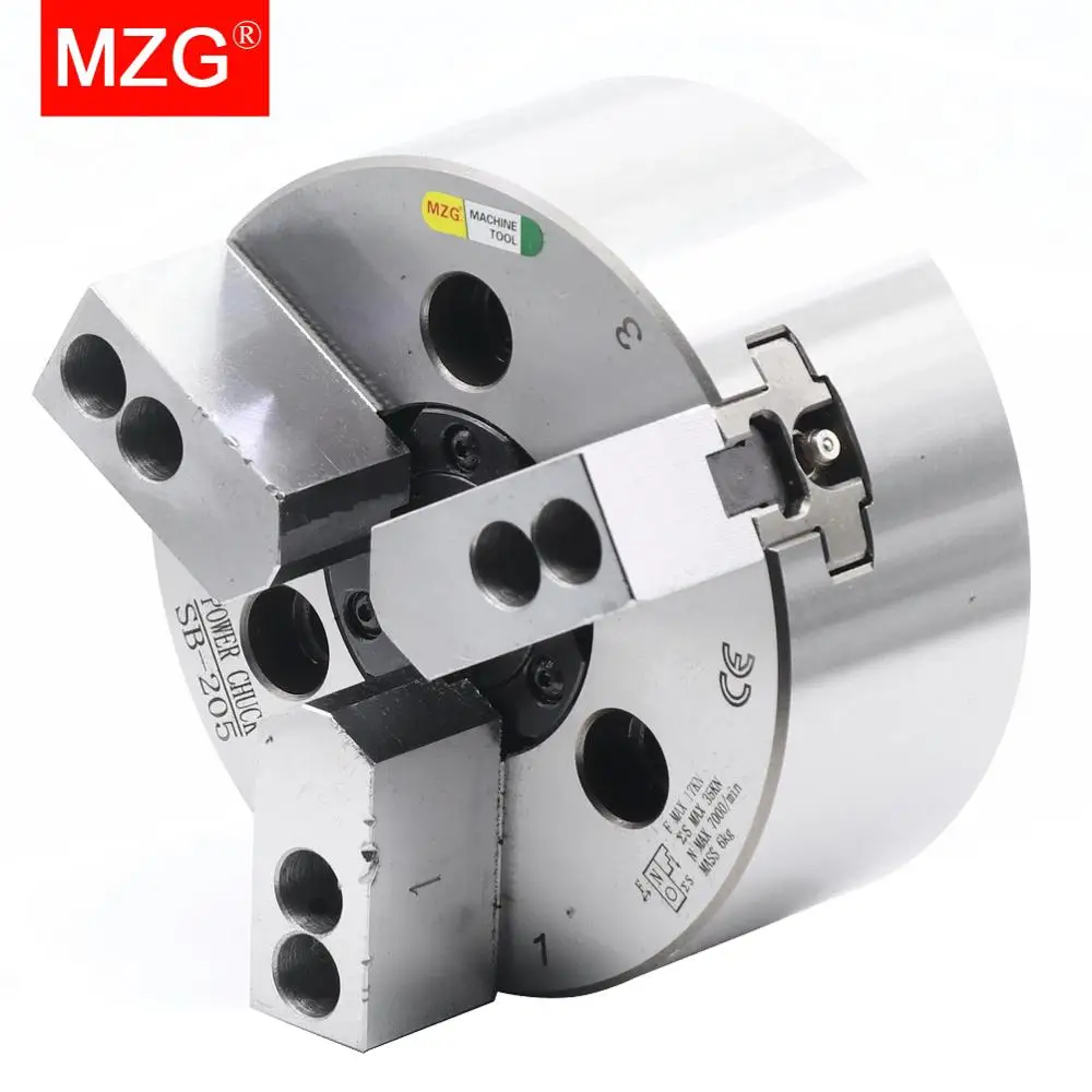 MZG SB 210 10 дюймов 3 челюсти полый мощный патрон для токарного станка с ЧПУ