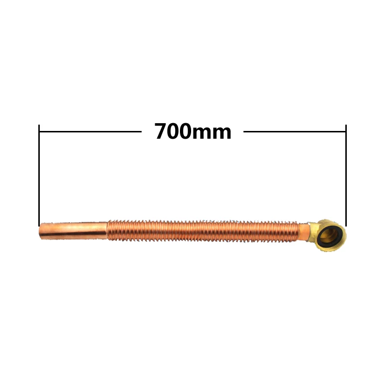 Type B 700mm 70cm Ванна водосточная труба медная сливная труба гибкая дренажная труба сливная труба для ванны - Цвет: Type B 700mm 70cm