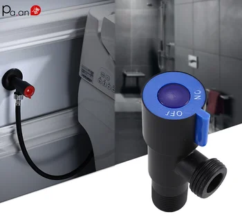 

Bathroom Hardware Set#6 Matte Angle Valve 304 Stainless Steel Filling Valves Universal G1/2 Thread Triangle Valve Toilet Sink