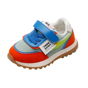 

2020 Autumn Kids Shoes Girl's Shoes Men's Shoes Casuals Hook & Loop Mixed Colors Novelty All-match Non-slip