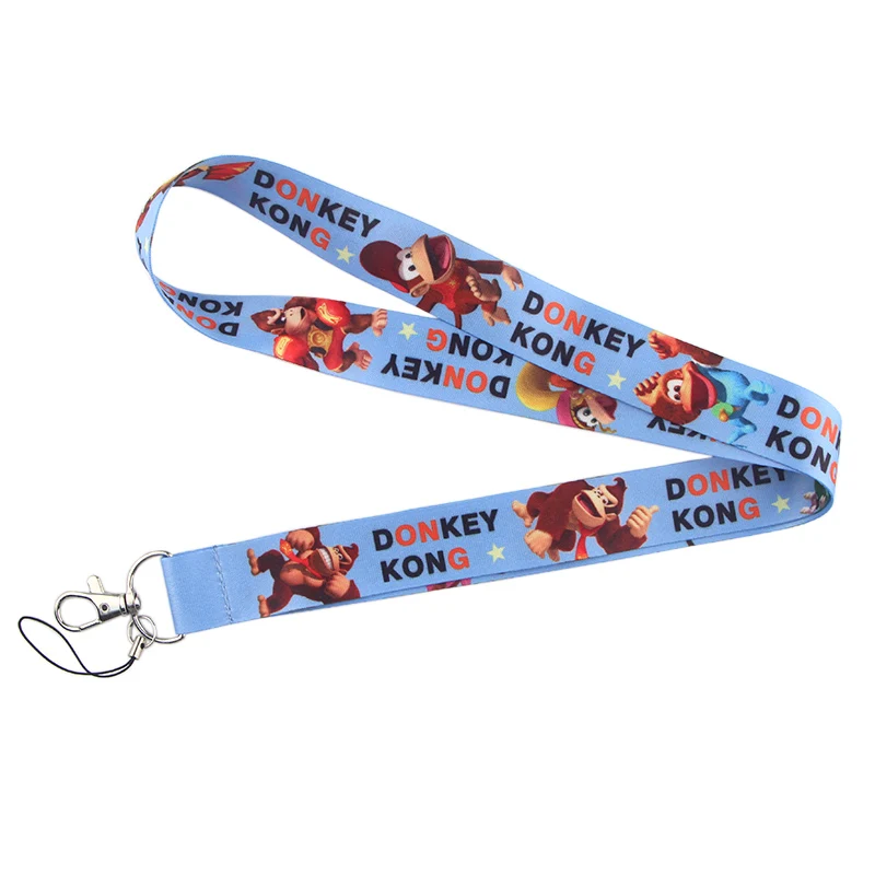 PC272 Donkey kong бейдж со шнурком ID Lanyards нашейные ремешки цепь ремней ожерелье аксессуары