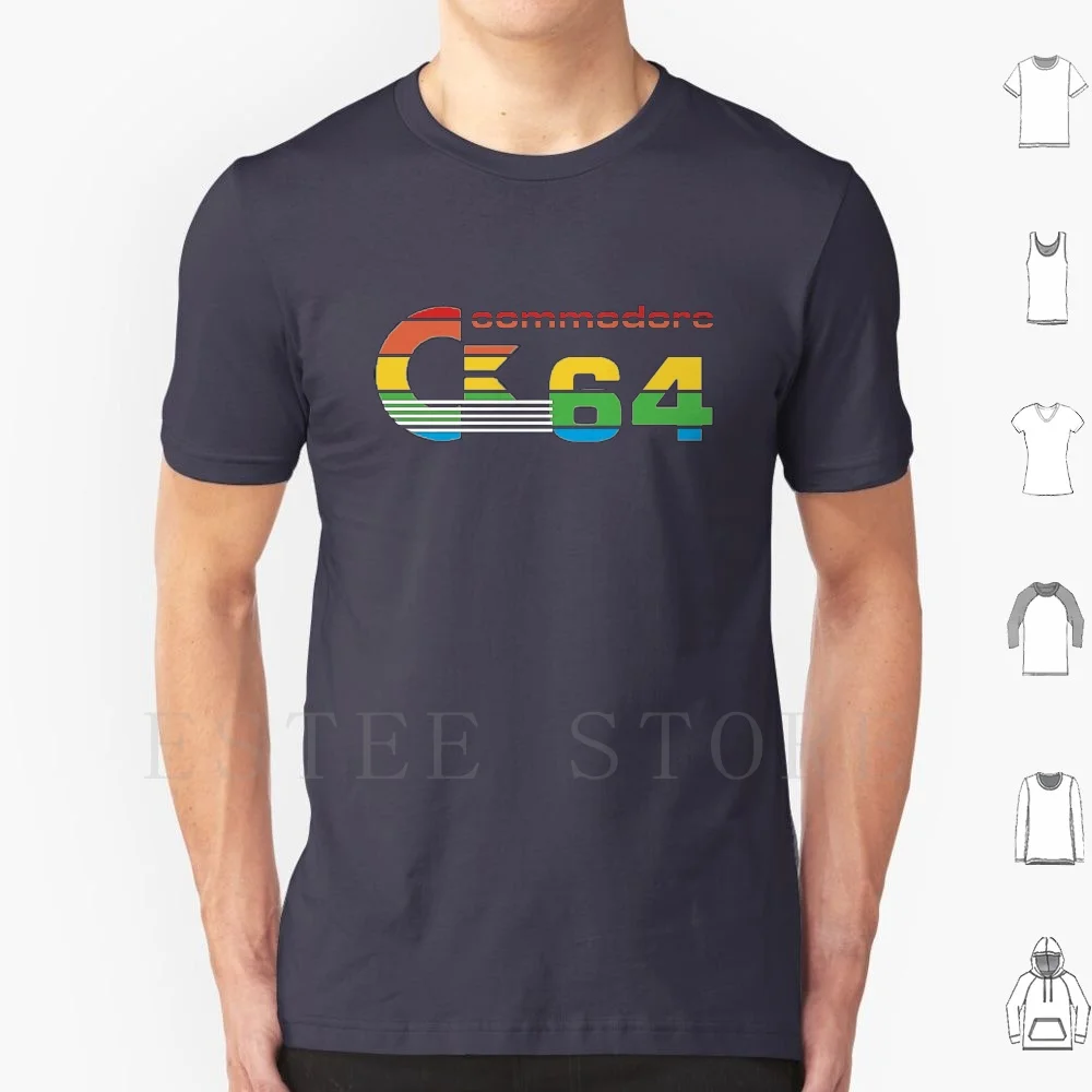 Il Commodore 64 T Shirt Uomo Cotone 6Xl Commodore 64 Cbm 64 Computer Tastiere Scheda Madre Commodore Pet