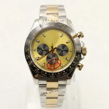 

luxury watch men 39mm AAA DAY TONA Automatic machinery No battery Stainless steel sweeping small dials work watches SY3