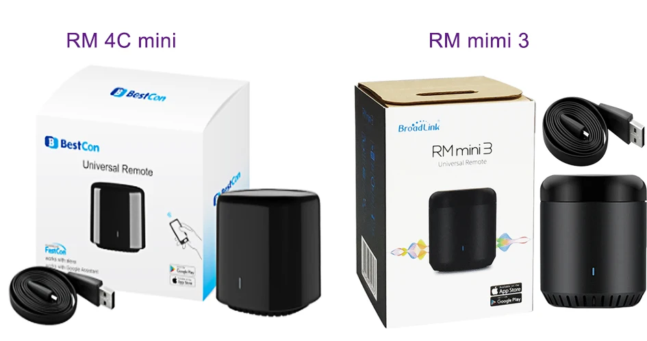 Broadlink RM Mini3 Alexa Amazon WiFi IR 4G совместимый Google Home RM4C мини беспроводной умный пульт дистанционного управления Лер IOS Голосовое управление