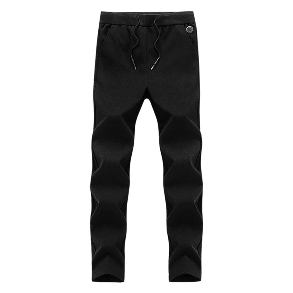  Pantalones calefactados eléctricos con bolsillo negro de temperatura ajustable largo y con carga US