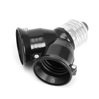 

E27 1 to 2 E27 LED Light Lamp Bulb Adapter Converter Splitter Base Socket