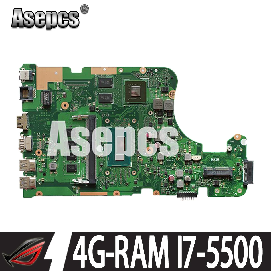 Asepcs X555LD материнская плата для ноутбука For Asus X555LDB X555LA X555LB X555L X555 тест оригинальный