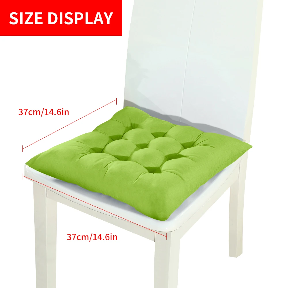 1/2/4pcs Home Seat Cushion Pad Winter Office Bar Chair Back Seat Cushions Sofa Pillow Buttocks Chair Cushion 37x37cm 6