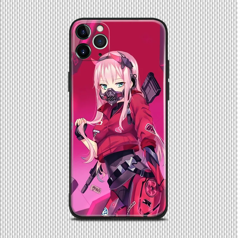 Zero two 002 DARLING in the FRANXX модный для iPhone se 6 6s 7 8 plus x xr xs 11 pro max Мягкий силиконовый чехол