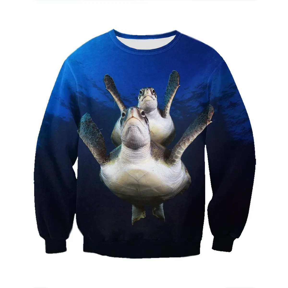 PLstar Cosmos Beautiful Animal Sweatshirt Love Sea Turtle 3D full Printing Long Sleeve Pullover Unisex Casual streetwear YW-05