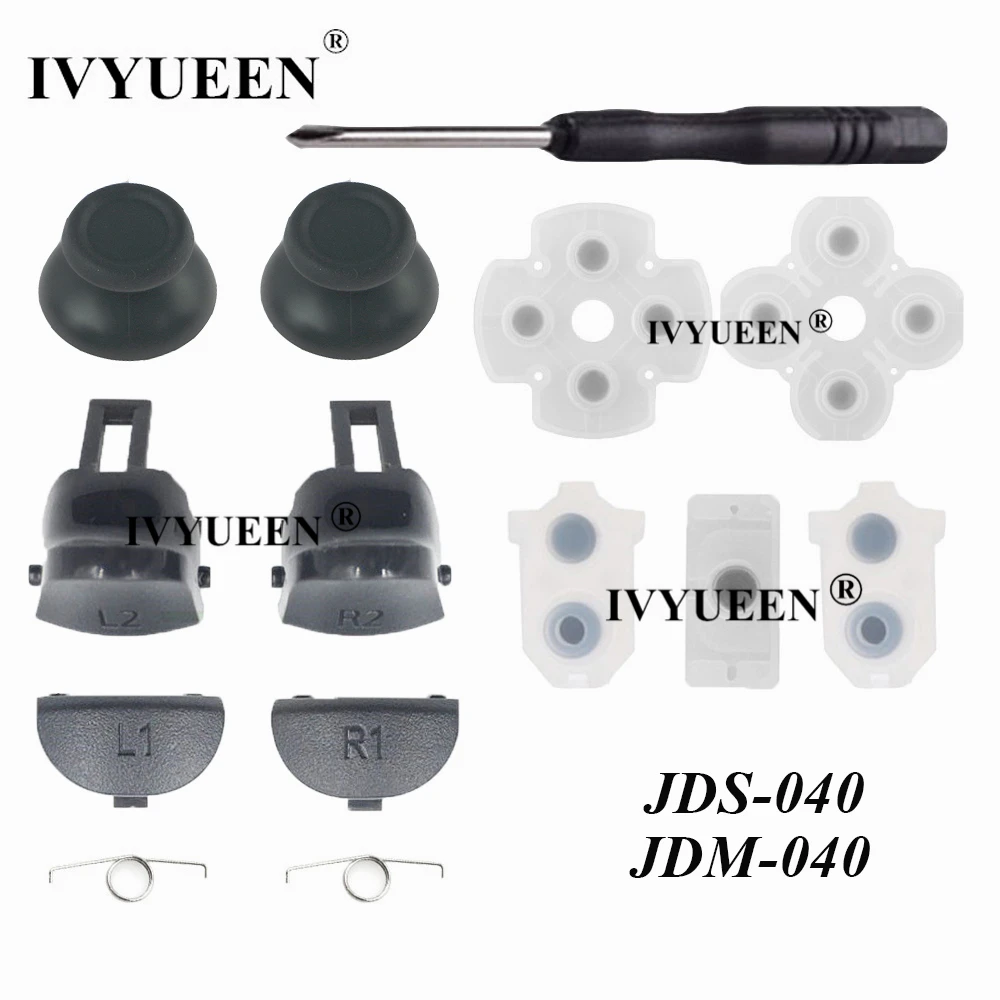 IVYUEEN R2 L2 L1 R1 триггер кнопки мод комплект для PlayStation 4 PS4 Pro тонкий контроллер