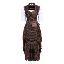Steampunk corset dress Victorian gothic cosplay costume