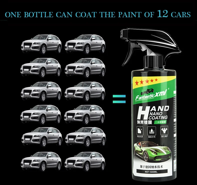 Spray Ceramic Car Top Coating Sealant Repellent Nano Glass Polishing Plated Crystal Liquid Hydrophobic Coating Waterproof Agent paint cleaner for car