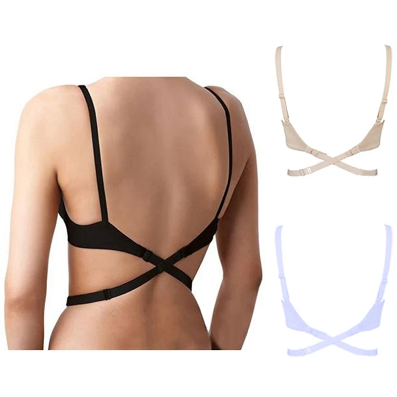 

2019 Summer Attractive Low Back Bra Converter Extension Adapter Fully Adjustable Extender Hook Underwear Backless Shoulder Strap