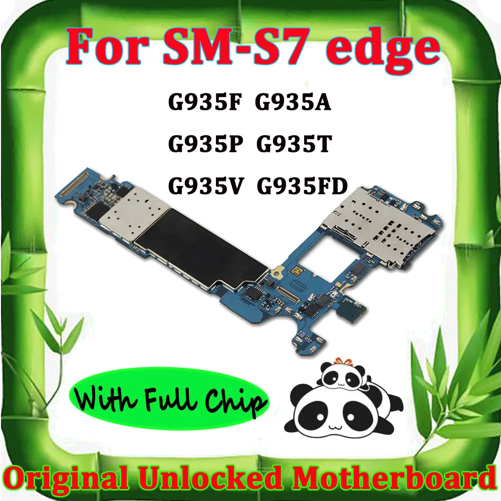 Разблокированная материнская плата для samsung Galaxy S7 край G935F G935P G935T G935V G935A G935FD G935W8 Материнская плата Unock лоджик борд