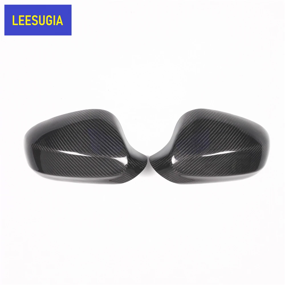 Wet carbon fiber fit for BMW E92 facelift car rearview mirror cover cap 1 pair Stick on type | Автомобили и мотоциклы