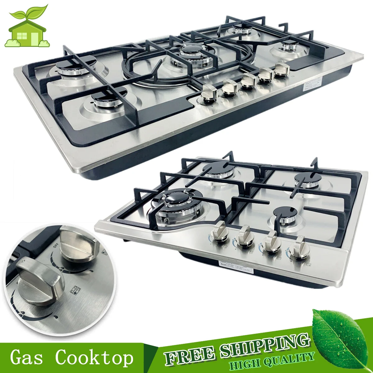 natural gas cook top