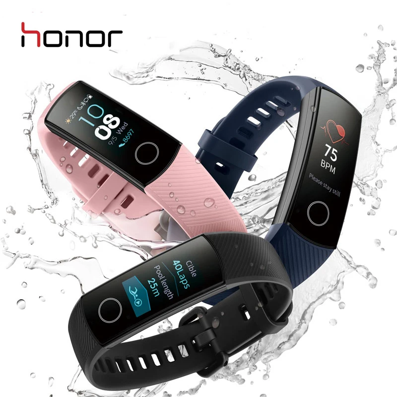 Смарт браслет huawei Honor Band 4 0 95 сенсорный экран обнаружение пульса мониторинг сна 50