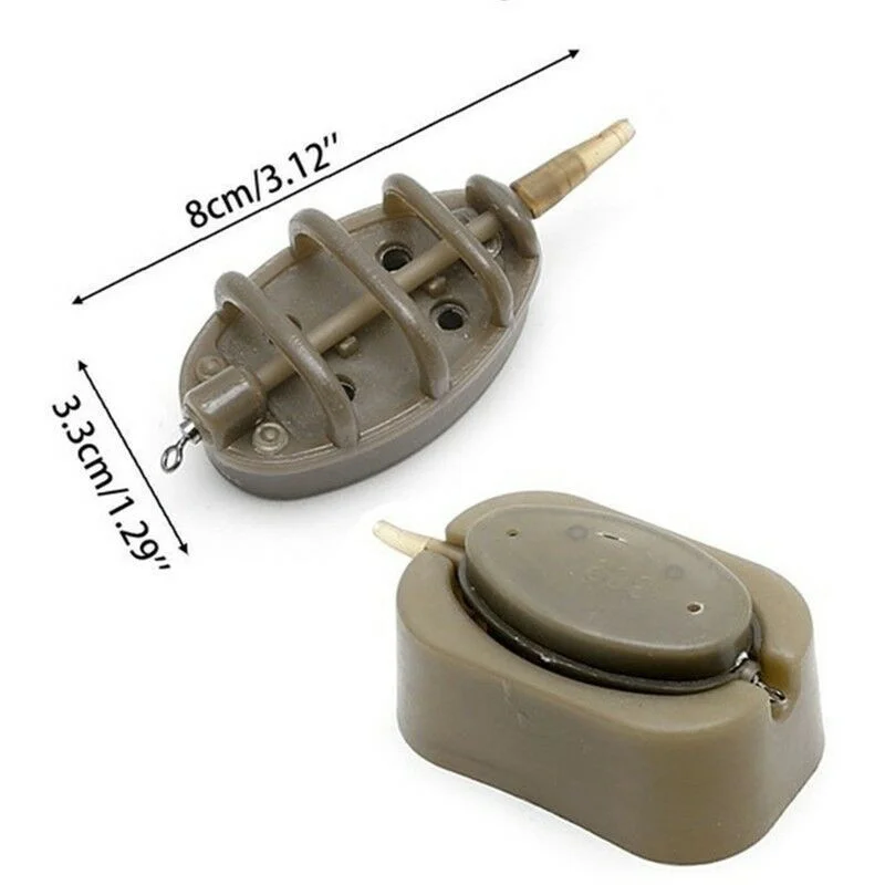 Inline Method Feeder Mould Bait Thrower Bait Plumb Carp Fishing Holder 8 Sizes fishing tools fishing tool fishing feeder fishing tackle fishing accessories