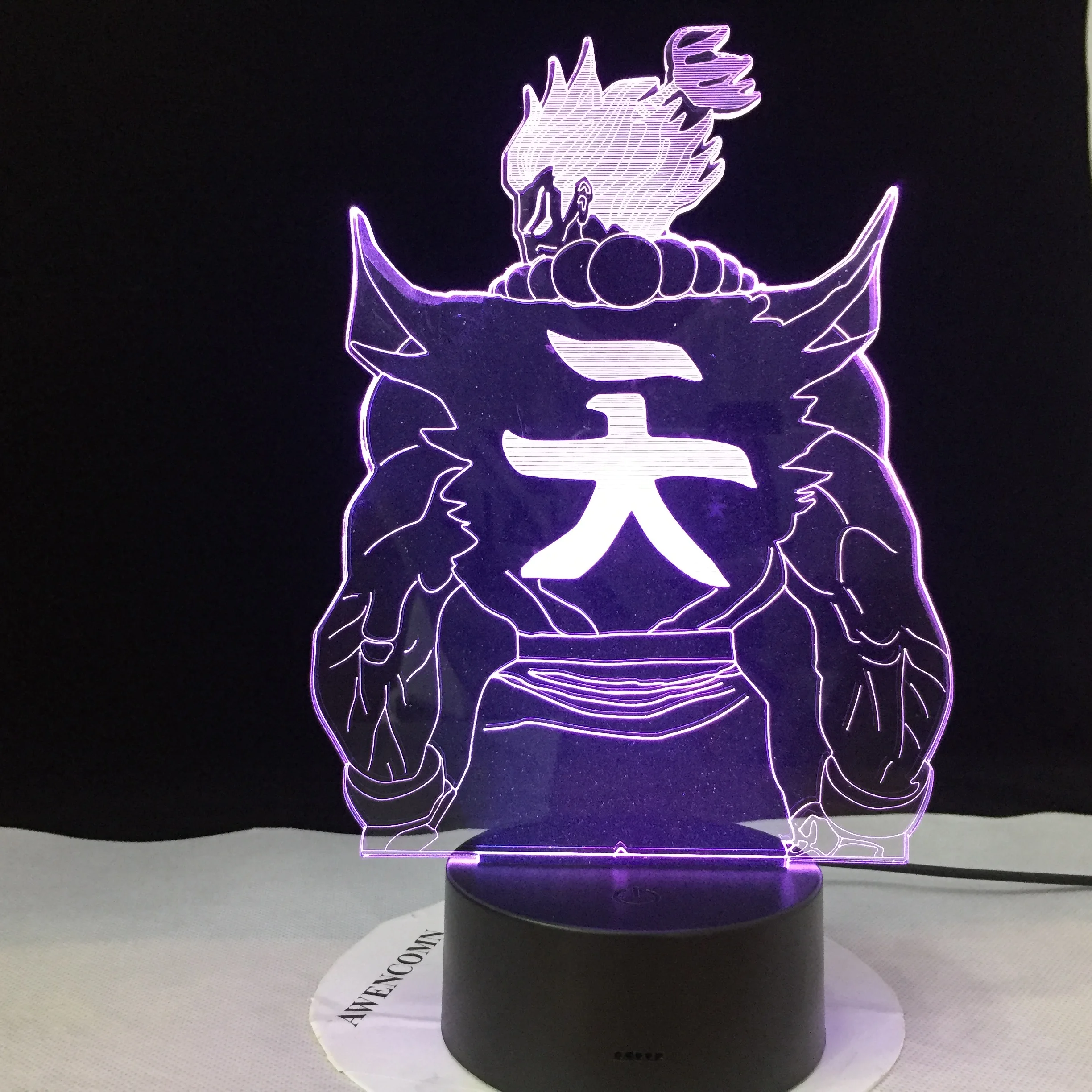 Японское аниме настольная лампа прикроватная лампа USB светодиодный 3d-ночник фигурка украшения для мальчиков детские подарки для малышей дропшиппинг