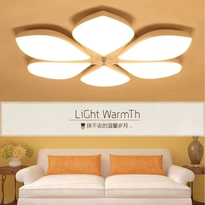 

Белый плафон акриловый светодиодный Потолочные светильники с цветочным узором современные хрустальные люстры luminaria светодиодный teto комнатная потолочная лампа для гостиной Кухня